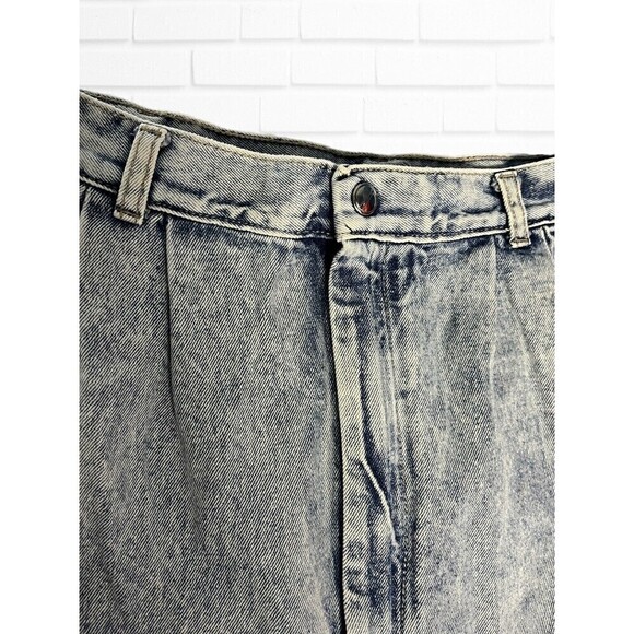 Vintage Women's Size 12 Acid Wash Jeans Pizzazz High Rise - Picture 5 of 10